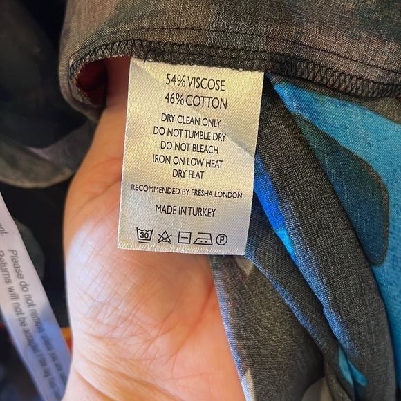 NWT Fresha London Ivy Abstract Dress SZ XL - Picture 6 of 6